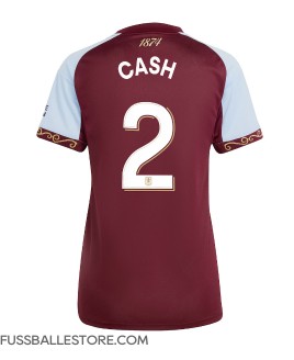 Günstige Aston Villa Matty Cash #2 Heimtrikot Damen 2025-26 Kurzarm